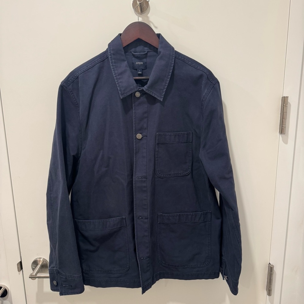 J. Crew Navy Chore Coat - Men’s Large
